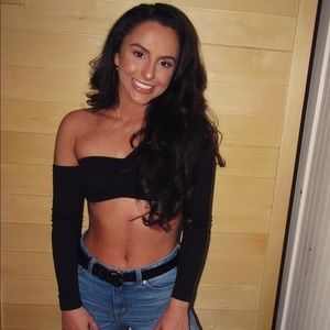 Princess Polly Asymmetrical Crop Top